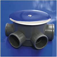 WOLFPACK LINEA PROFESIONAL 4110210 Bote Sifónico PVC T-85-C 110 50-40 Altura 69 mm- 15